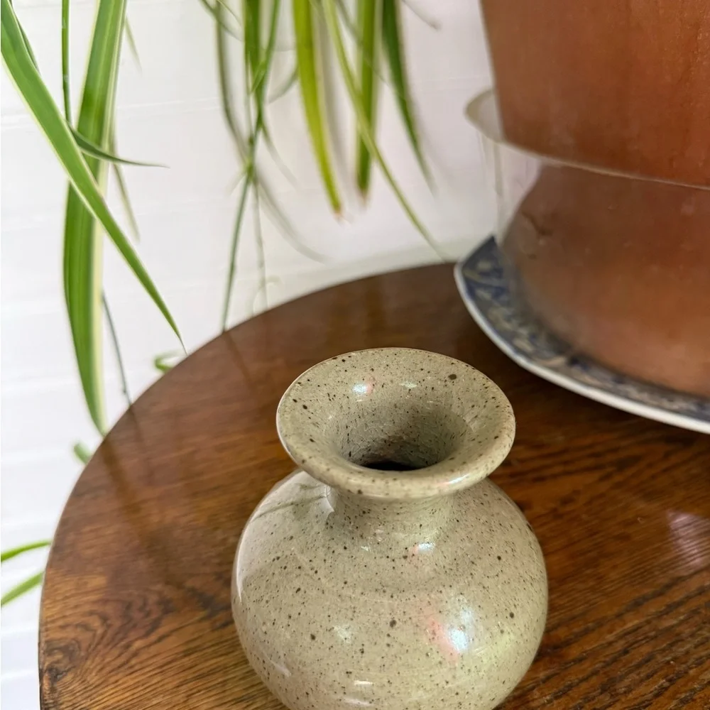 Studio art pottery Speckled Vase